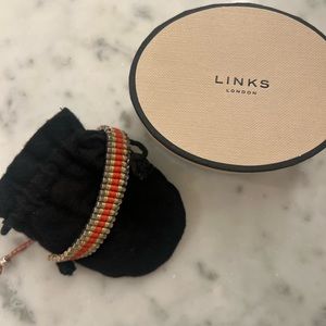 Links of London Orange/Silver Bracelet